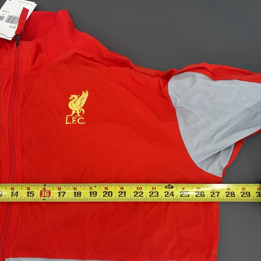 Nike Liverpool FC Woven Soccer Full Zip Track Jacket Womens 2XL Red DB8145-617